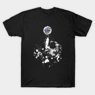 Ethereum Decentralized Crypto To The Moon Astronaut T-Shirt